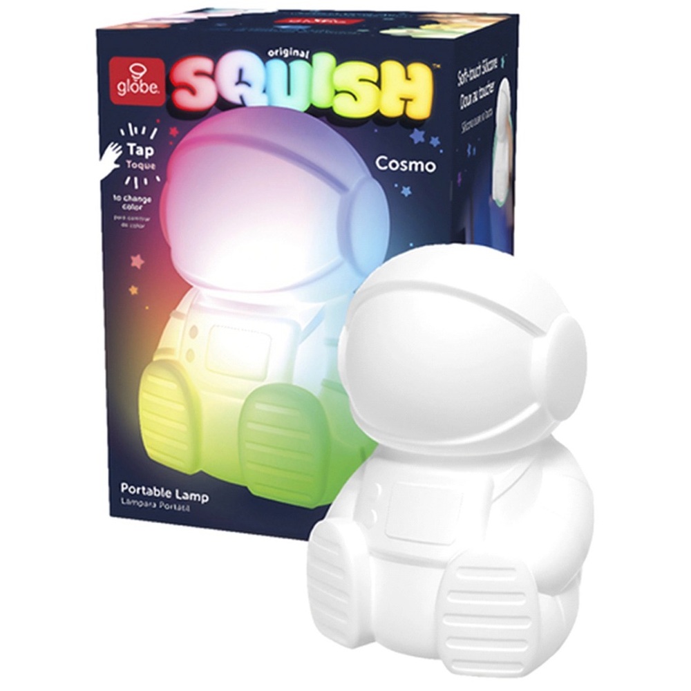 Globe Squish Cosmo Portable Lamp - White